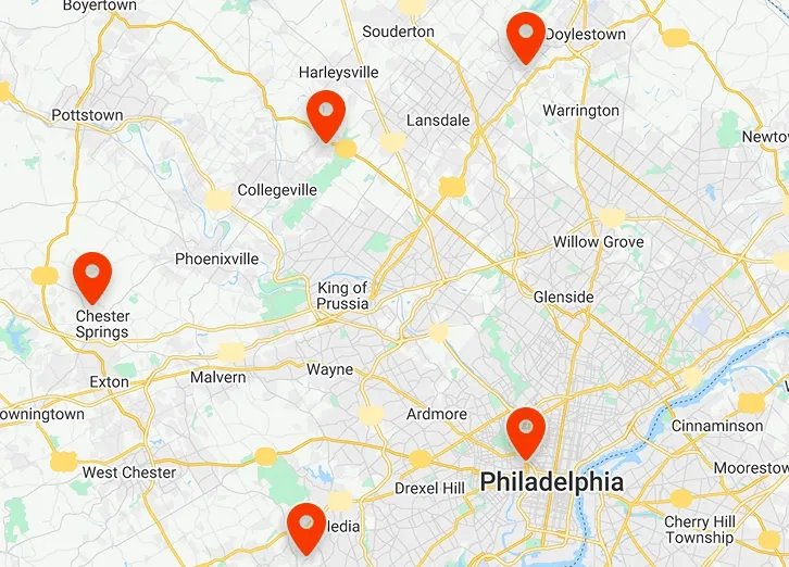 Service Areas | Delco Storm & Sewer Services | Philadelphia & DE County